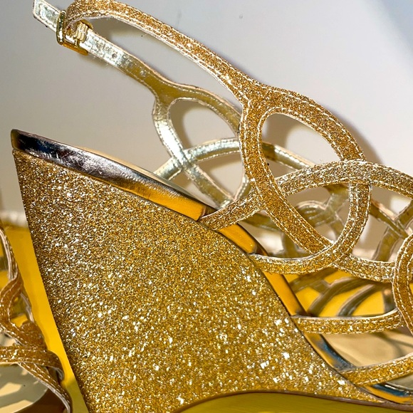 Gold dress wedge - Picture 4 of 7